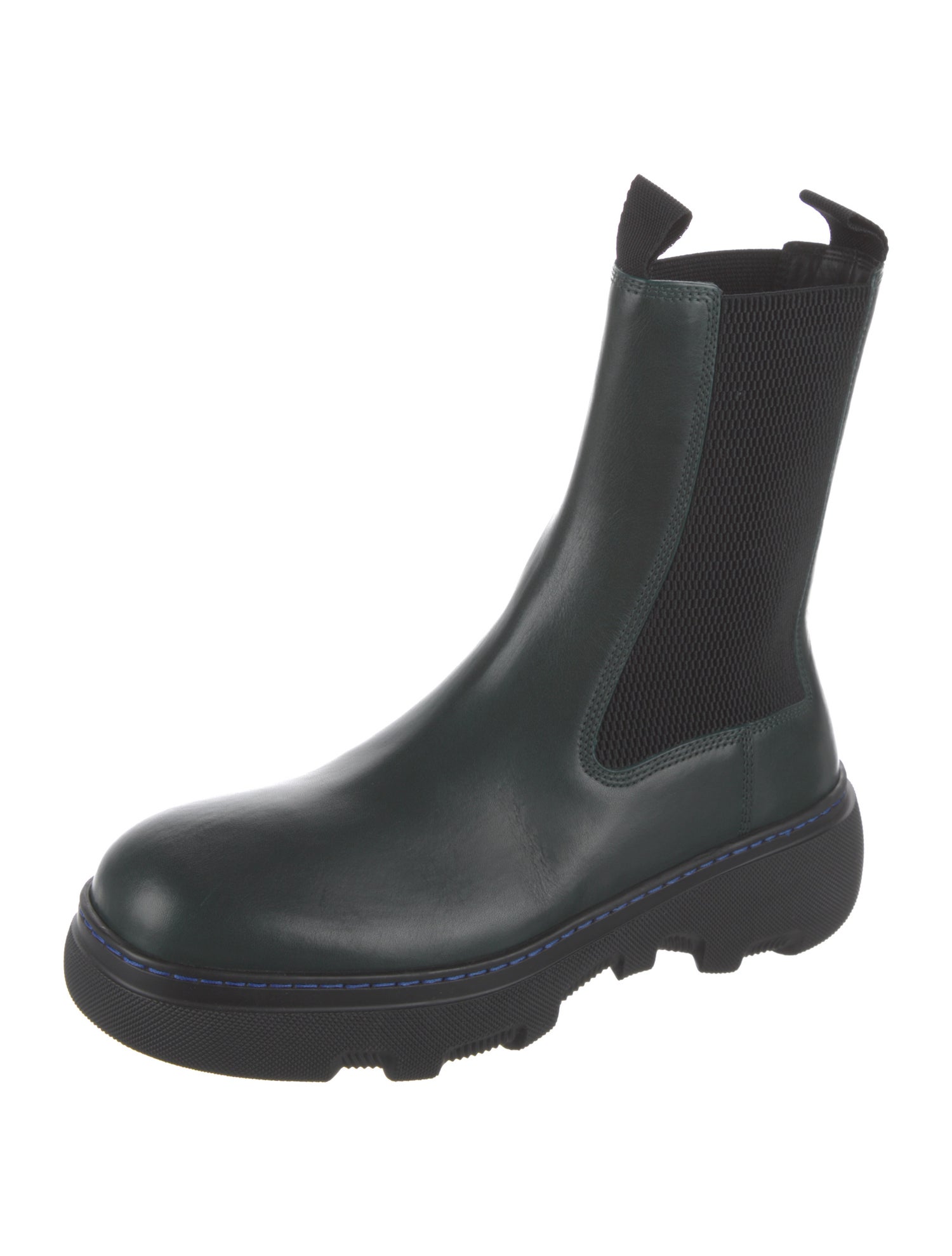 Burberry Leather Chelsea Boots