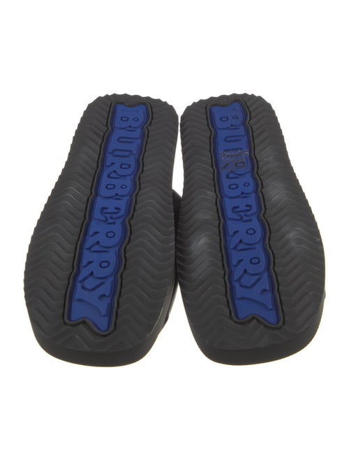 Burberry Leather Colorblock Pattern Sandals