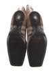 Burberry Plaid Print Sock Boots