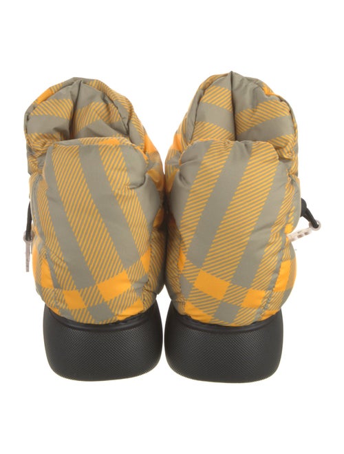 Burberry Plaid Print Boots