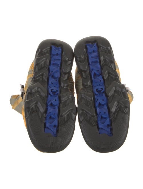 Burberry Plaid Print Boots