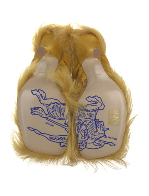 Burberry Velvet Slides