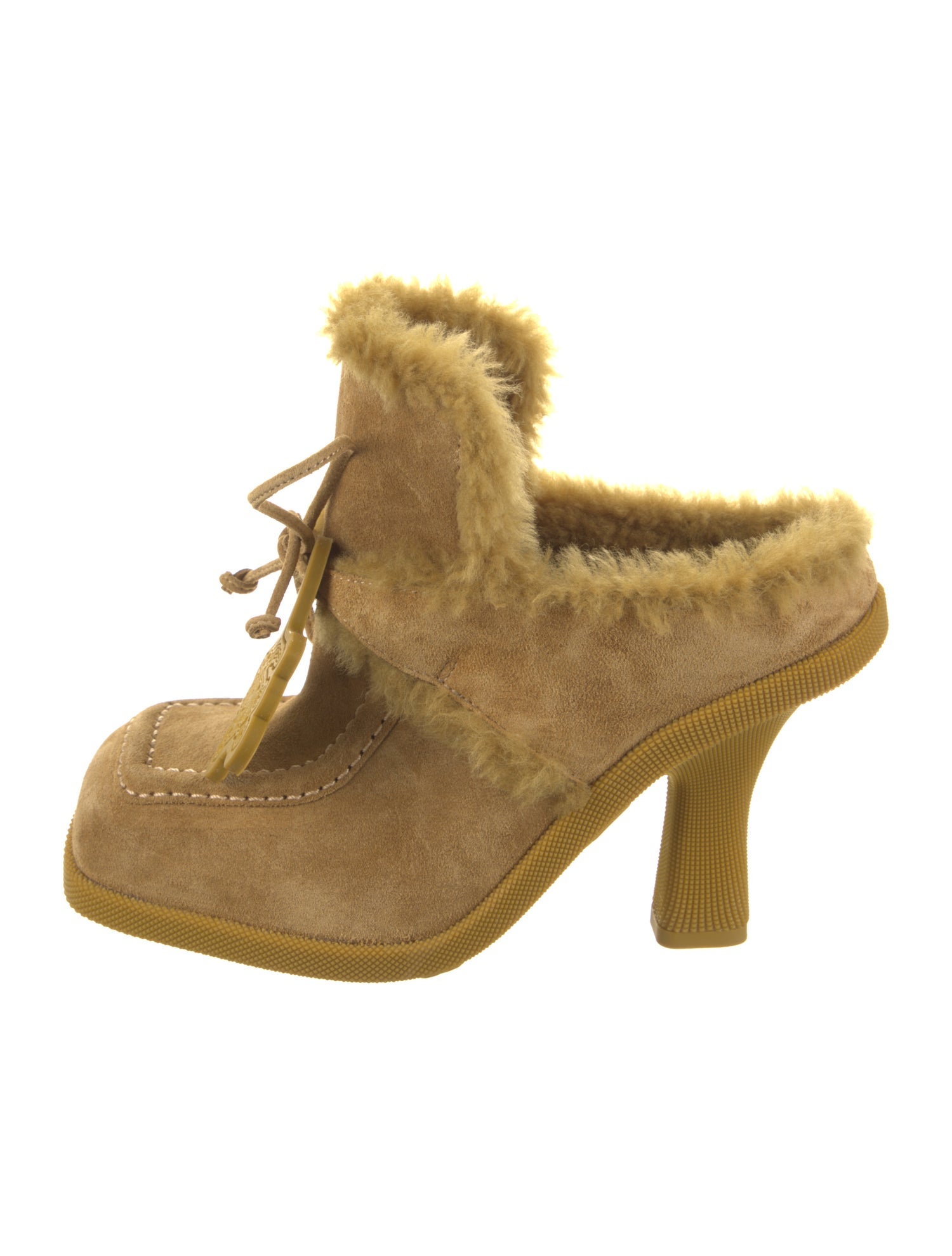 Burberry Suede Mules