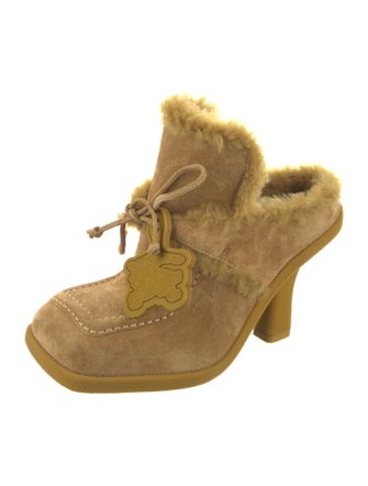 Burberry Suede Mules