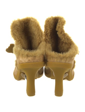 Burberry Suede Mules