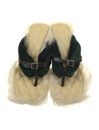 Burberry Leather Slides