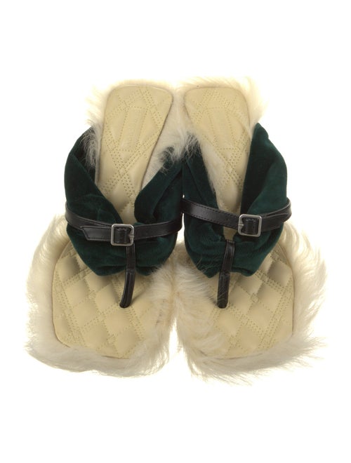 Burberry Leather Slides