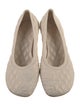 Burberry Leather Embroidered Accent Pumps