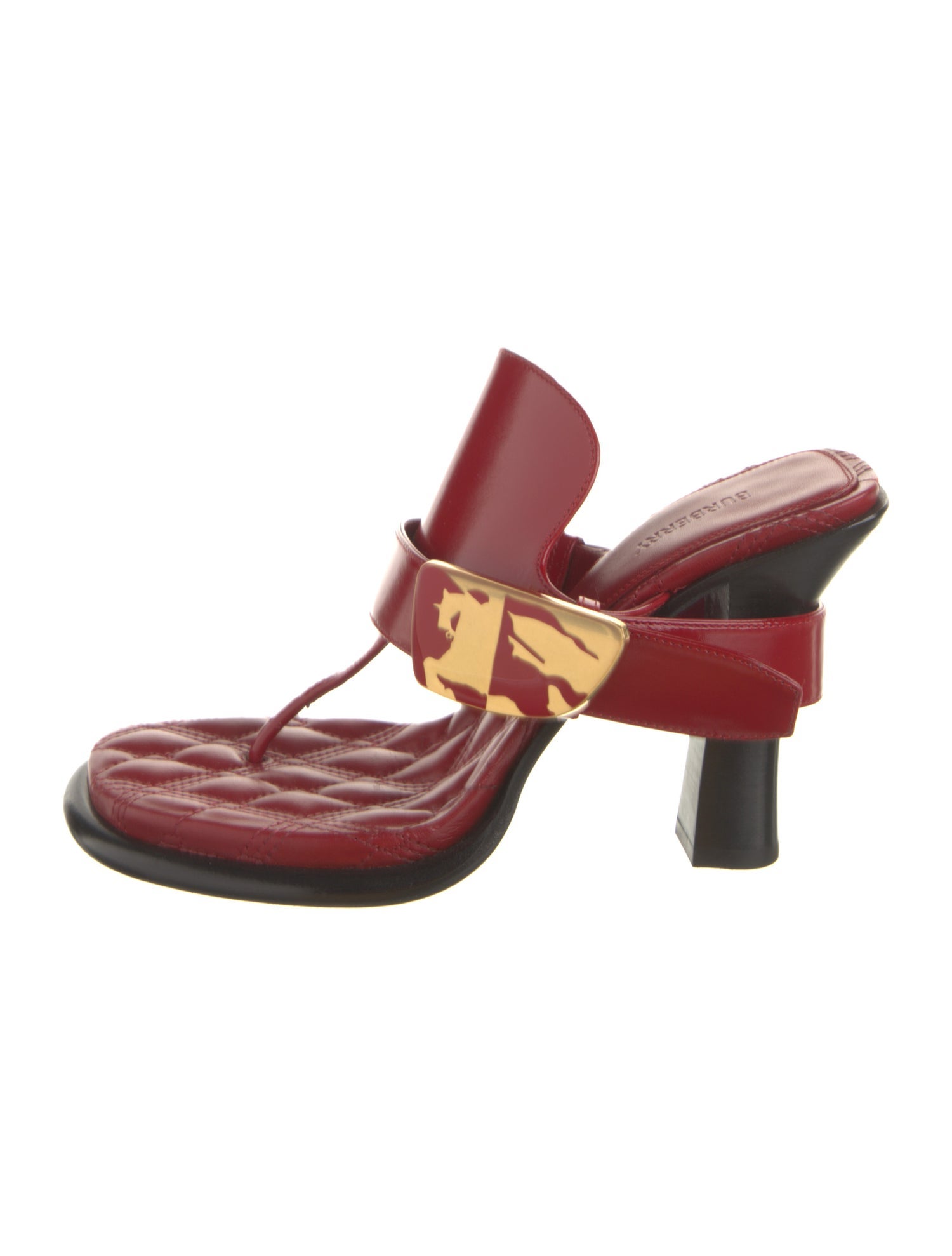 Burberry Leather Slides