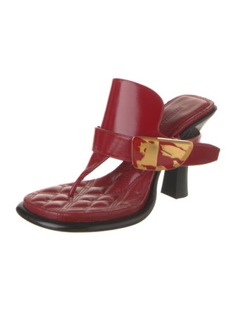 Burberry Leather Slides