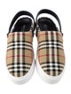 Burberry House Check Pattern Slingback Flats