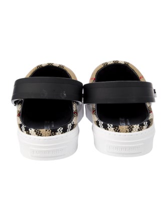 Burberry House Check Pattern Slingback Flats