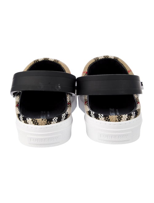 Burberry House Check Pattern Slingback Flats