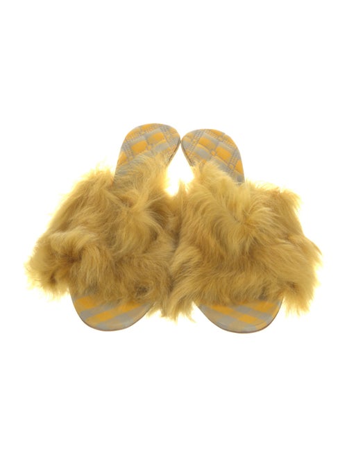 Burberry Fur Slides