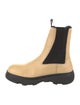 Burberry Leather Mesh Accents Chelsea Boots