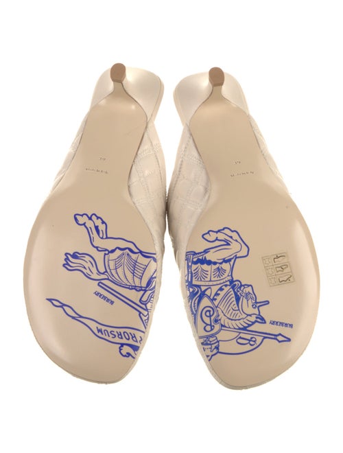 Burberry Leather Mules
