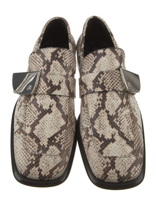 Burberry Python Animal Print Loafers