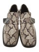 Burberry Python Animal Print Loafers