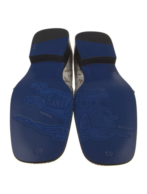 Burberry Python Animal Print Loafers