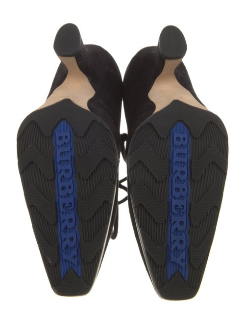 Burberry Suede Lace-Up Boots