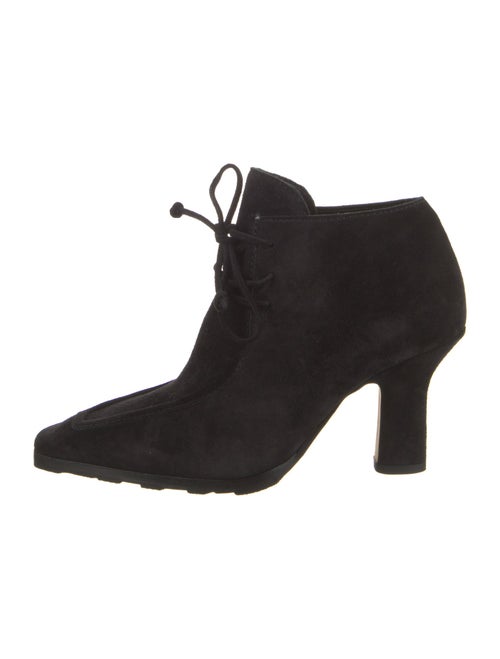 Burberry Suede Lace-Up Boots