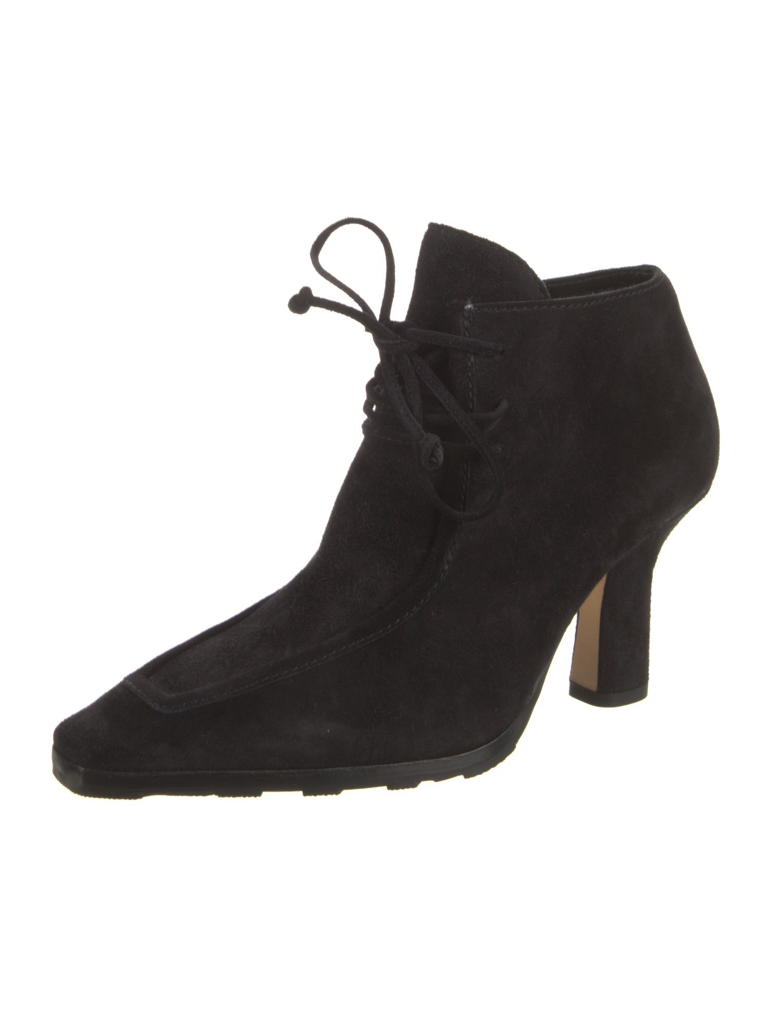 Burberry Suede Lace-Up Boots