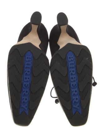 Burberry Suede Lace-Up Boots