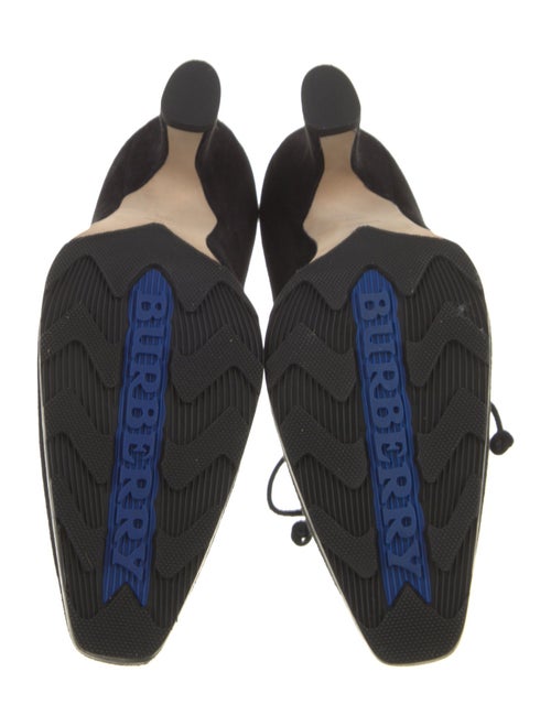 Burberry Suede Lace-Up Boots