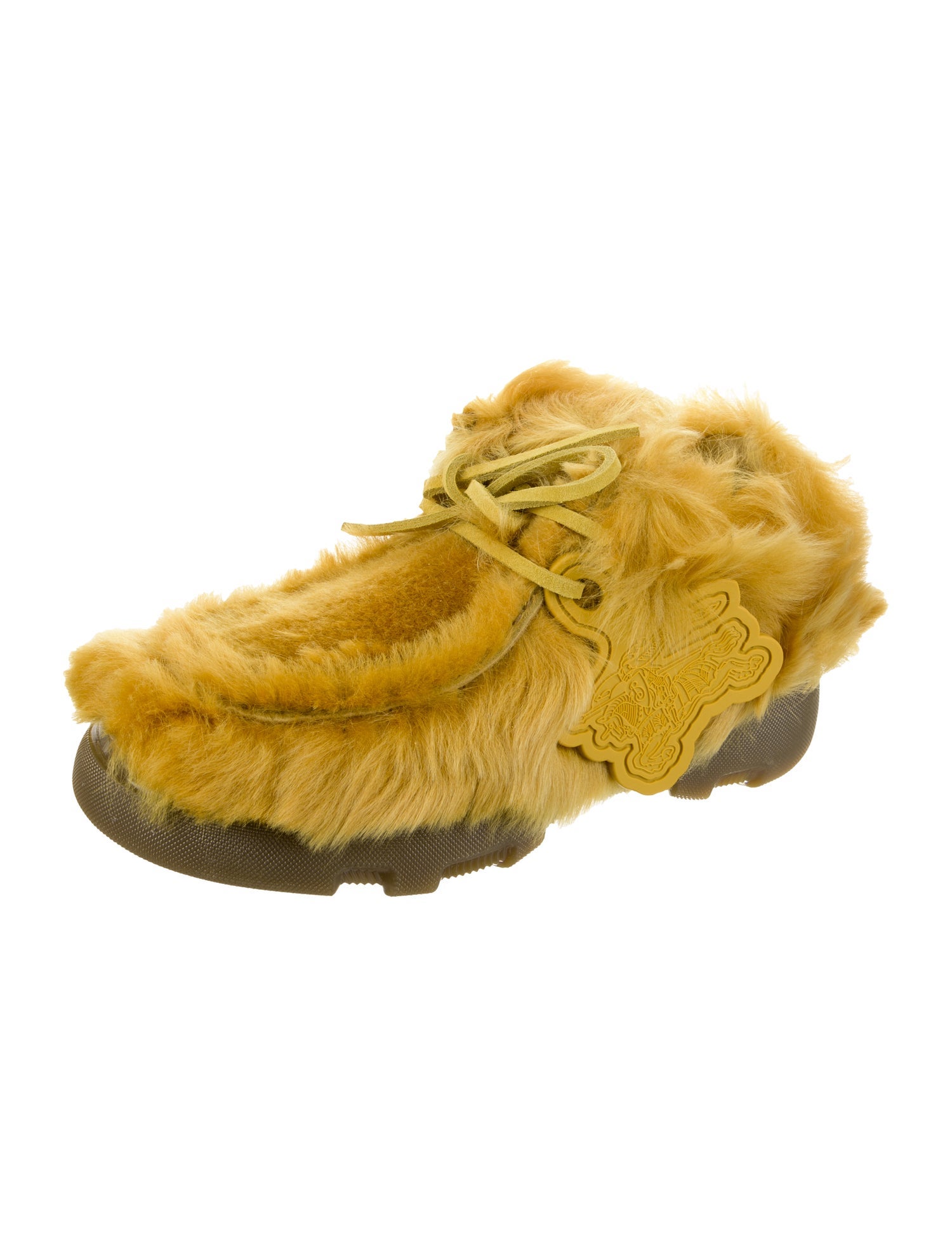 Burberry Fur Sneakers w/ Tags