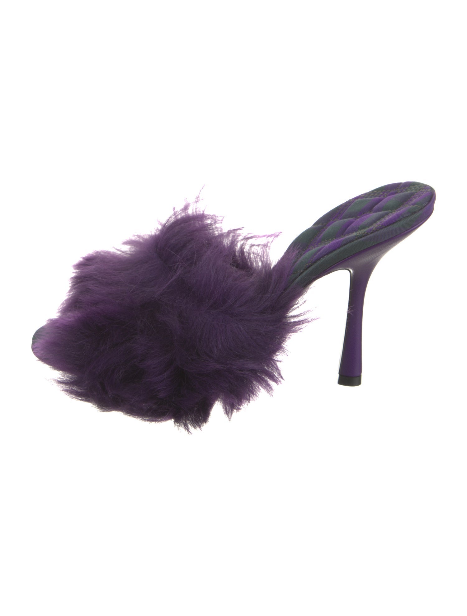 Burberry Faux Fur Slides