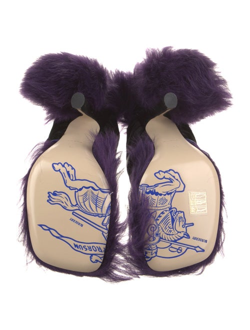 Burberry Velvet Printed Gladiator Sandals