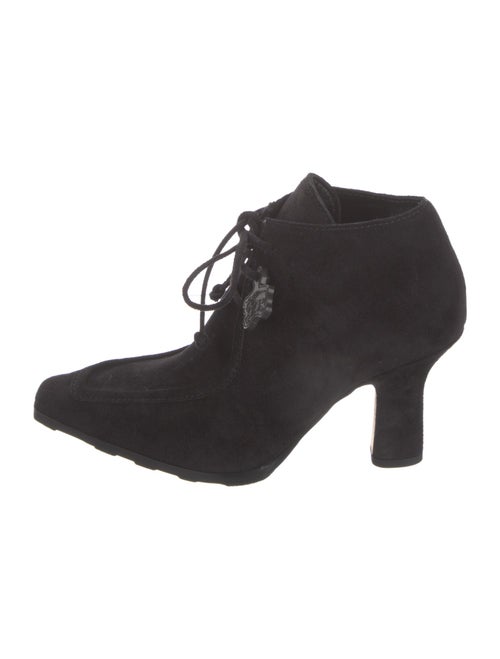 Burberry Suede Lace-Up Boots