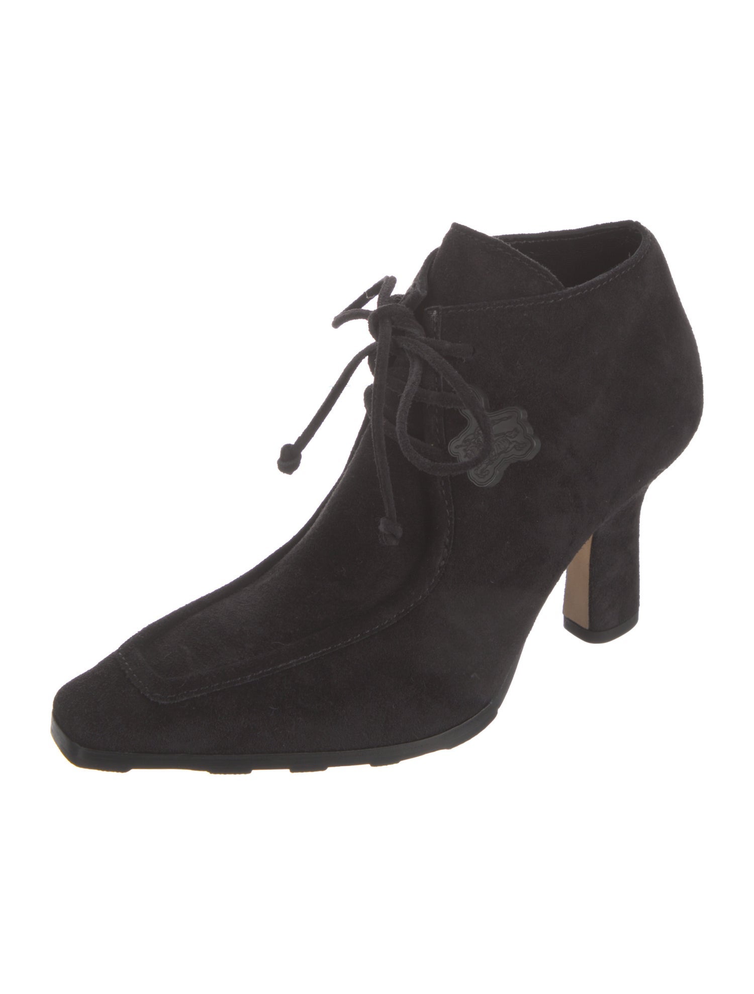 Burberry Suede Lace-Up Boots