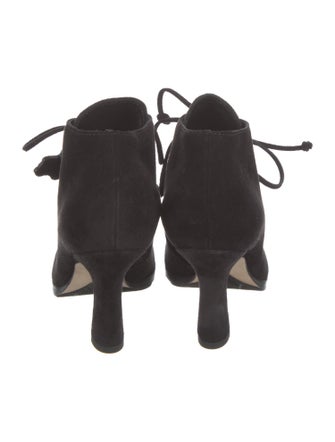 Burberry Suede Lace-Up Boots