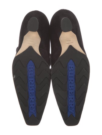 Burberry Suede Lace-Up Boots