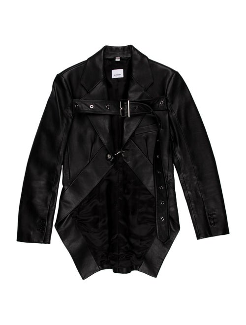 Burberry Calf Leather Moto Jacket