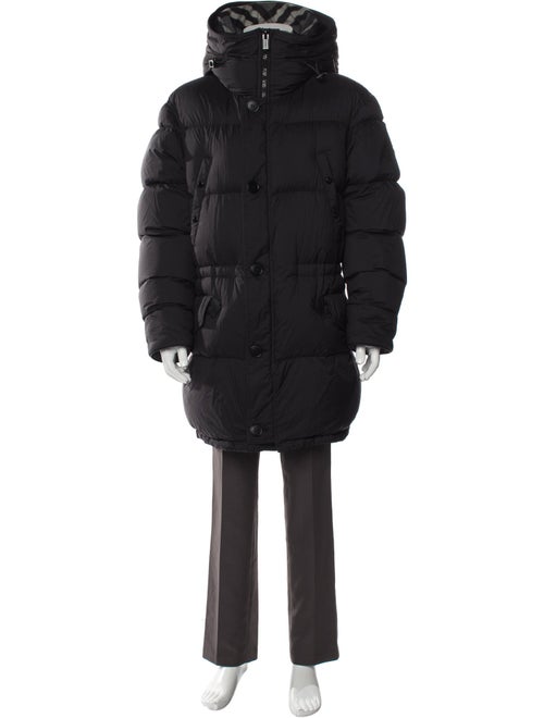 Burberry Nova Check Pattern Puffer Coat