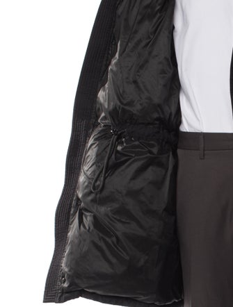 Burberry Nova Check Pattern Puffer Coat