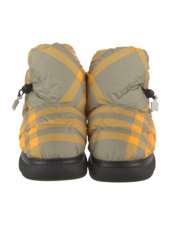 Burberry Nylon Printed Hiking Boots
