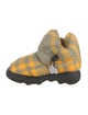 Burberry Plaid Print Snow Boots