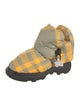 Burberry Plaid Print Snow Boots