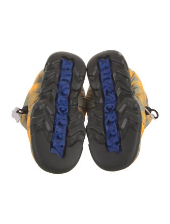 Burberry Plaid Print Snow Boots