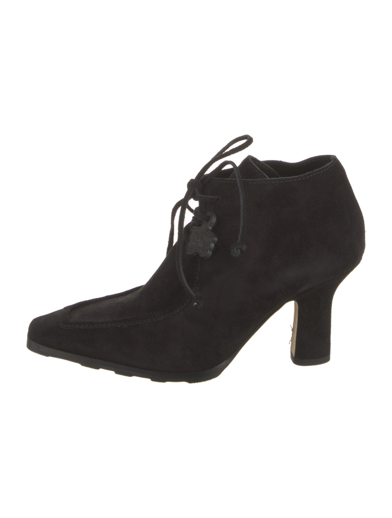 Burberry Suede Lace-Up Boots