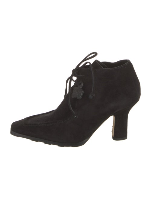 Burberry Suede Lace-Up Boots