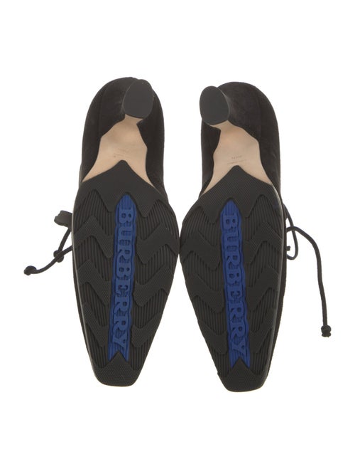 Burberry Suede Lace-Up Boots