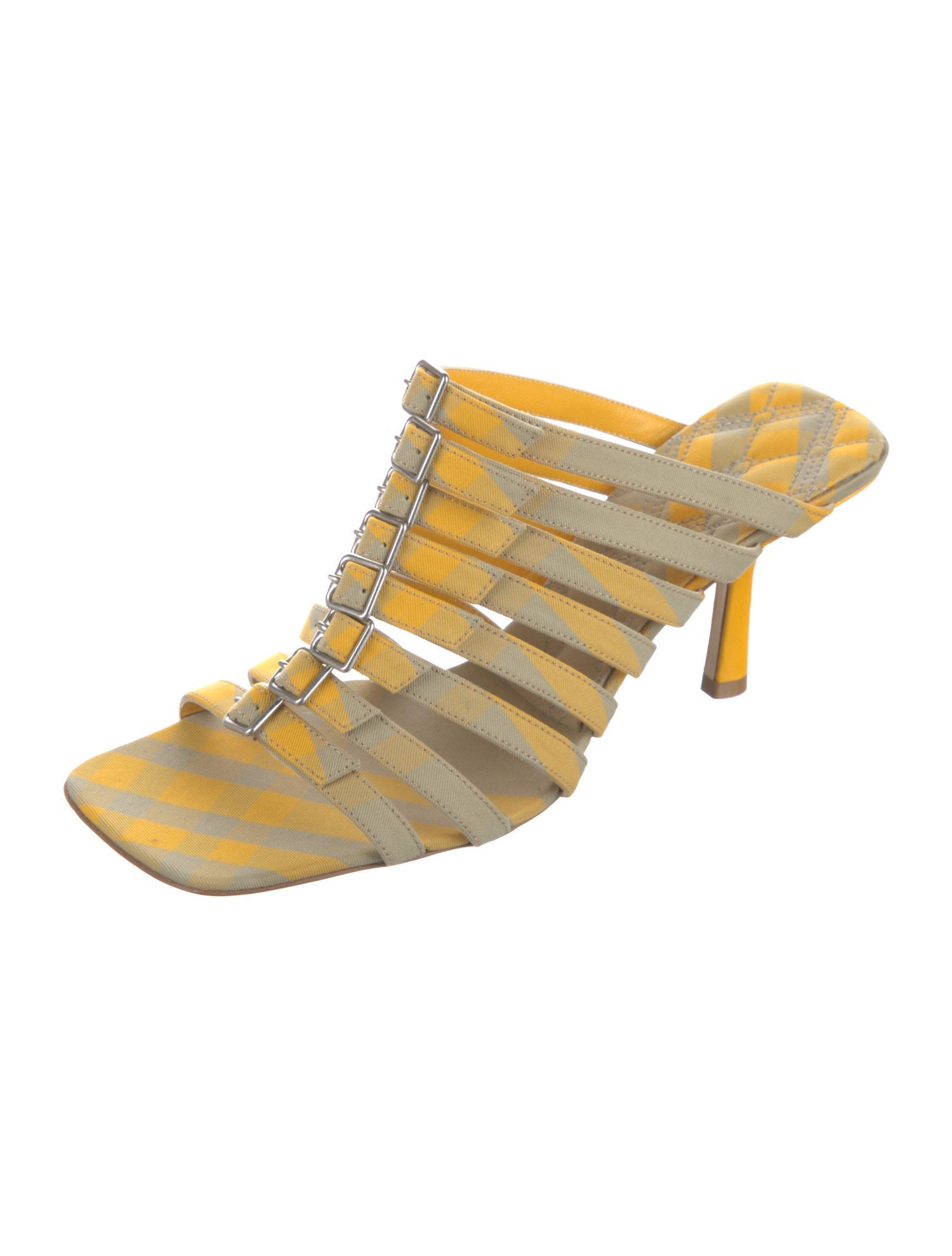 Burberry Canvas Slides