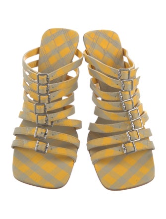 Burberry Canvas Slides