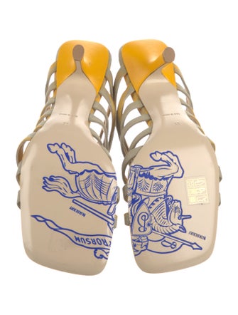 Burberry Canvas Slides