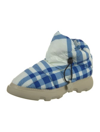 Burberry Nylon Printed Boots