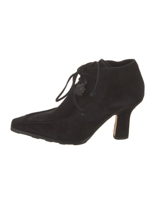 Burberry Suede Lace-Up Boots